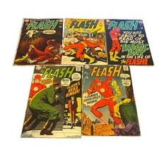 5 Vintage DC The Flash Comics From The 1960's # 182 183 184 185 186 (lot of 5) picture