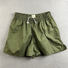 Vintage Army Shorts Mens Small Green Twill Training Duty Uniform PT 3.5” Inseam picture