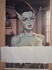 Keys Comics #1 Bride of frankenstein Cosplay Topless VIRGIN Variant Ltd 100 picture