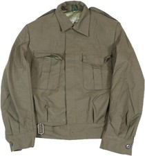 XSmall - Authentic Greek Army IKE Field Jacket Uniform OD Green Military Shirt picture