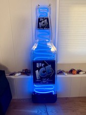 1995 Vintage Miller Lite Ice Beer Bottle Sign Neon Sign 41