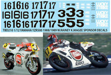 1/12 YAMAHA YZR500 1988 /1989 RAINEY MAGEE HASEGAWA DECALS TB DECAL TBD210 picture