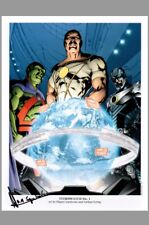 Miguel Sepulveda SIGNED Stormwatch DC New 52 Art Print w/ Martian Manhunter JLA picture