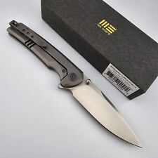 WE Knife Subjugator Folding Knife Titanium Handles Satin 20CV Blade WE21014C-1 picture