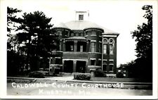RPPC Caldwell County Court House Kingston Missouri MO UNP Postcard picture