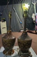 Mid-Century Modern Quartite Creative Corp Table Lamp Set Of 2 picture