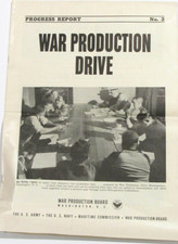 VTG 1942 WWII WAR PRODUCTION BOARD NEWSPAPER WARTIME POSTERS/INDUSTRY/PICTURES picture