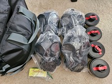 OM-90 Gas Masks MiraCM-7M Identical Family Set ( 2xMedium 2xSmall ) w/Filters picture