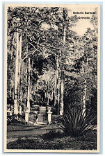 c1930's Gate Entrance to Botanic Gardens Grenada Ivoresque Series Postcard picture