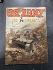 Vintage US Army In Action 1942 Whitman #797 WW2 Tanks Planes War picture