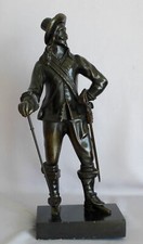 Charles the First Bronze statue, c1790 very rare picture