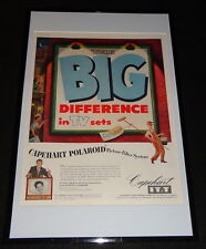 1955 Capehart IT&T Framed 11x17 ORIGINAL Advertising Display  picture
