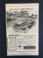 1953 CANADIAN CANADA CAR AD BRITISH BUILT MORRIS MINOR OXFORD MOTORS picture