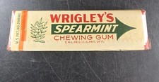 Rare Wrigleys 1930's chewing GUM PACK PACKAGE with wrapper picture