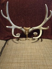 Vtg Ballard Design Retro Cast Resin Antler Wall Sconce picture