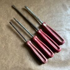 4x VINTAGE EMBASSY PHILLIPS HEAD & SLOTTED AUSTRALIAN MADE SCREWDRIVERS picture