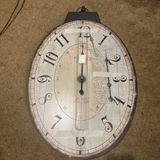 Vtg.  France La Ville Clock Art Deco Pedestal Base La Salle France Hand Clock  picture