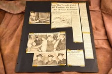 Gen Hap Arnold Death Wartime Air Force 18¾x23 1950 Newspaper Archive Page V33 picture