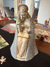 Hummel Goebel “Flower Madonna and Child” 10/1 TMRK 2 Full Bee Open Halo Figurine picture