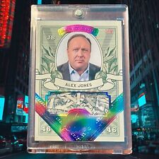 Decision Update Alex Jones Money Card Rainbow Foil 2/5 #MO54 INFOWARS picture