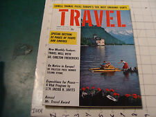 vintage CLEAN Magazine: TRAVEL summer guide 1960; 100pgs TOURS & CRUISES etc  picture