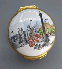 Trafalgar Square - Royal Academy of Arts - Halcyon Days Enamels Trinket Box picture