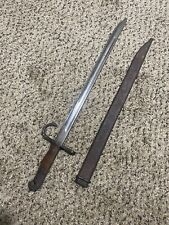 Vintage WW2 Japanese Arisaka Bayonet with Scabbard 1940s Good Condition picture