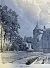 1909 France Chateaux Near Fontainebleau Vaux-Le-Vicomte Courances Fleury picture
