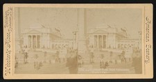 Agricultural Building St Louis MO 1904 World's Fair Colonnade Stereo View picture