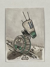 2025 Star Wars Galaxy - D-O - 1/1 Sketch Card by Julia McKenzie picture