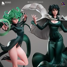 Fubuki & Tatsumaki | 1/8 UNPAINTED Resin Kit | One Punch Man Psychic Sisters picture