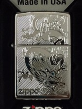 Zippo Dragon High Polished Chrome Engraved 250-38899 picture