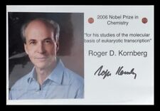 115. SIGNED PHOTO ROGER.D. KORNBERG 2006 NOBEL PRIZE CHEMISTRY ON 6