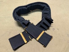 ORIGINAL SPANISH AM WAR US ARMY INFANTRY KRAG RIFLE MILLS AMMO BELT-BLUE WEBBING picture