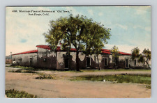 Postcard Marriage Place Ramona Old Town San Diego California CA Scenic View picture
