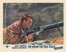 Gary Cooper Ingrid Bergman FOR WHOM THE BELL TOLLS Eight original #172545 picture