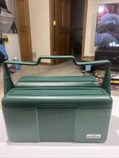 Vintage Stanley Aladdin Cooler Green Insulated Divided Lunch Box No Thermos USA picture