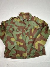 Vintage 1960s Italian Paratrooper Army San Marco Camo Jacket Men’s Large B11 picture