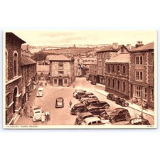 Postcard Wales Gwynedd Dolgellau Dolgelley Eldon Square posted 1956 RPPC -00245 picture