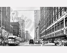 Circa 1948 Detroit Woodward Looking North 8x10 Photo +  picture