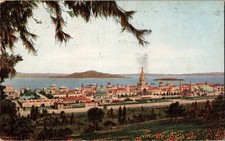 Birdseye view of Panama Pacific Expo San Francisco 1915 postcard a117 picture