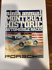 Rare 1982 annual Monterey historic automobile races brochure picture
