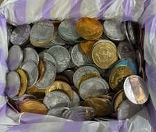 5+ pounds of aluminum Mardi Gras doubloons  (New Batch) picture