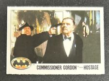 1989 Topps Batman Movie Commissioner Gordon Hostage Mini Card #31 DC Comics picture