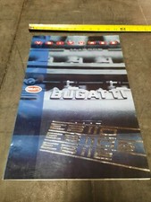1991 Bugatti EB110 EB110S EB112 Huge Prestige Color Brochure Catalog Original picture