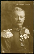 GEORG VON GERSDORFF GERMAN GENERAL HAND-SIGNED AUTOGRAPH WWI 1916 PHOTO picture