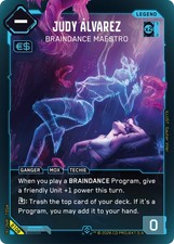 Judy Alvarez Epic Rare B108 - Cyberpunk TCG Welcome to Night City picture