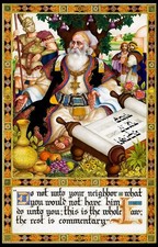 Arthur Szyk Poster - Jewish Wisdom Art Print - 24x36β π€―π―π€― RARE Reprint picture