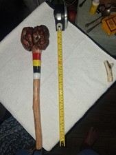 Native American J Oxendine Tuscarora/Lumbee Beautifully Handcrafted Pine Torch picture