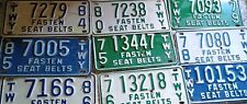 Nine New York State Thruway Plates/Permits 1970s/80s picture